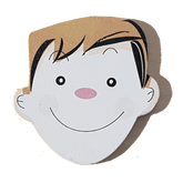 C&F Wooden Papa Head Character